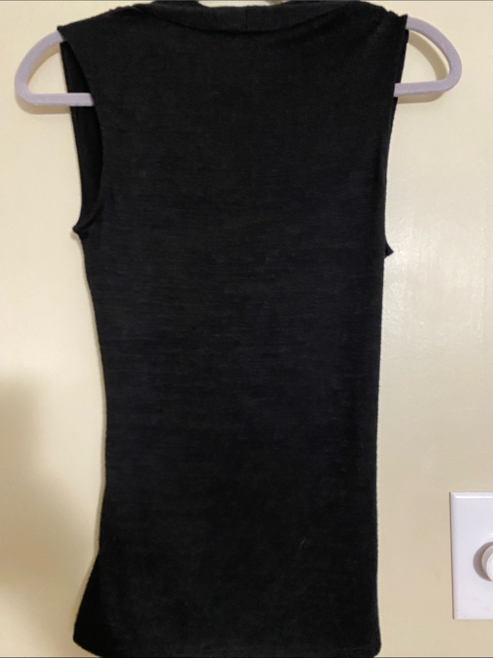 41 Hawthorn Black Wrap-Front Sleeveless Top - Picture 5 of 5
